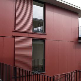 BEPA Heinz Imboden AG Haus mit roter Fassade